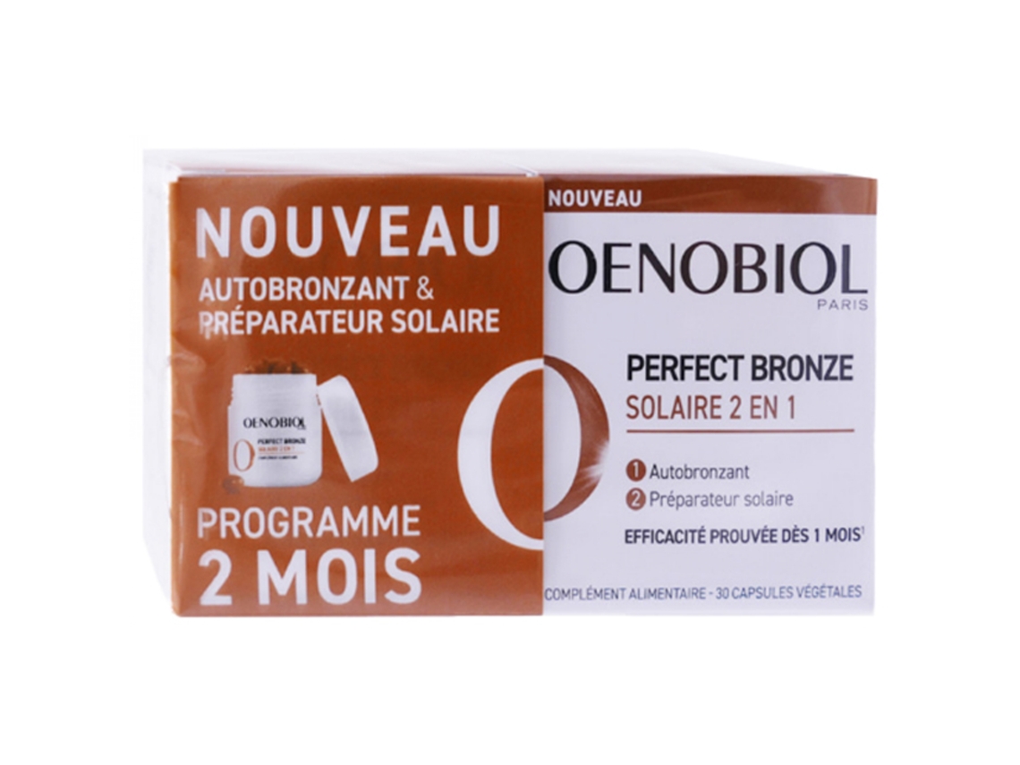 Perfect Bronze Sun Care 2En1 Lote de 2 X 30 Cápsulas OENOBIOL