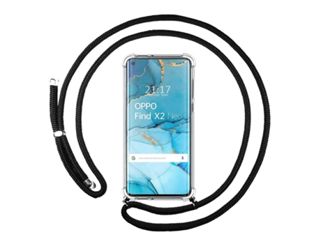 Carcasa Oppo Find X2 Neo TUMUNDOSMARTPHONE Colgante Negro
