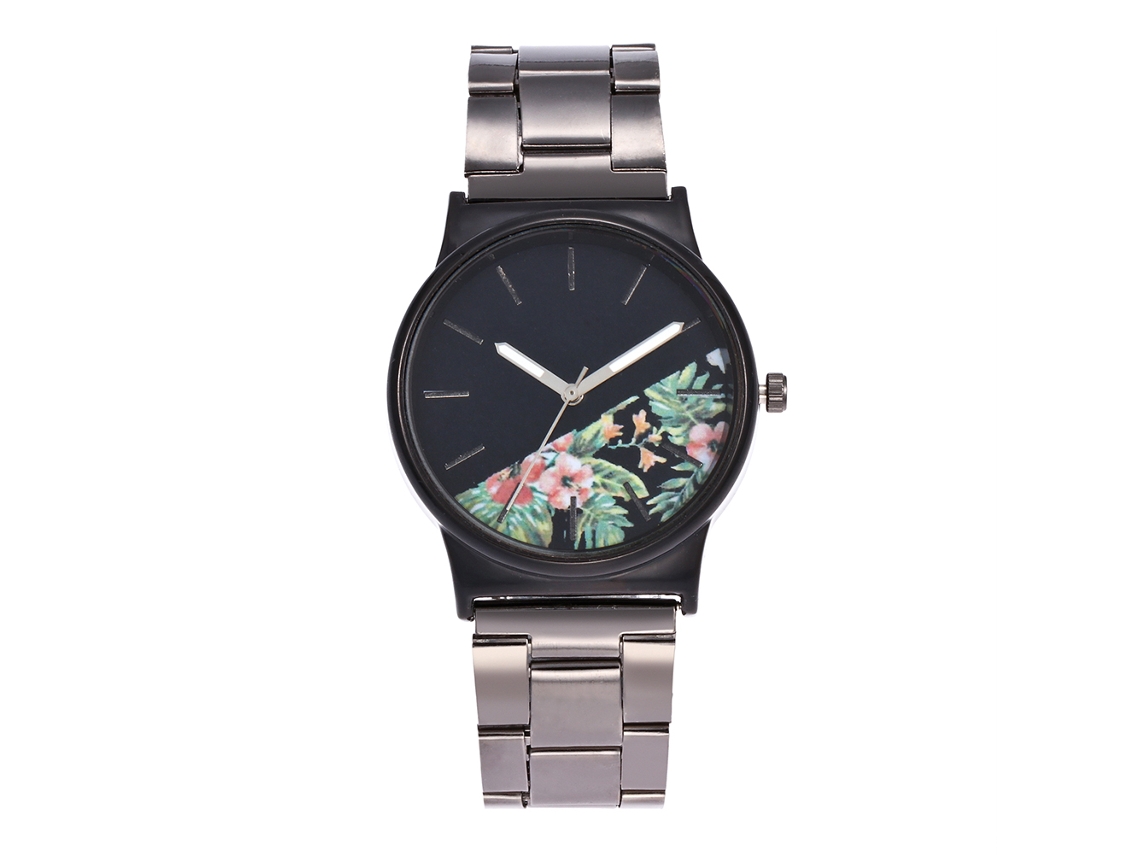 Elegante Reloj De Pulsera Unisex De Cuarzo Con Brazalete De Acero, Informal, Regalo De Moda.