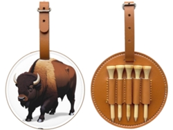 Bolsa de golf Bison Trail Dust, color negro. Fácil de transportar y más práctica para jugar al golf.