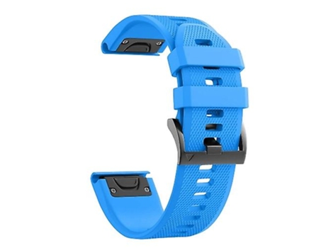 Correa De Reloj Inteligente Para Garmin Fenix 5S Plus Correa De Silicona Azul Cielo De 20 Mm VENISYMLIS