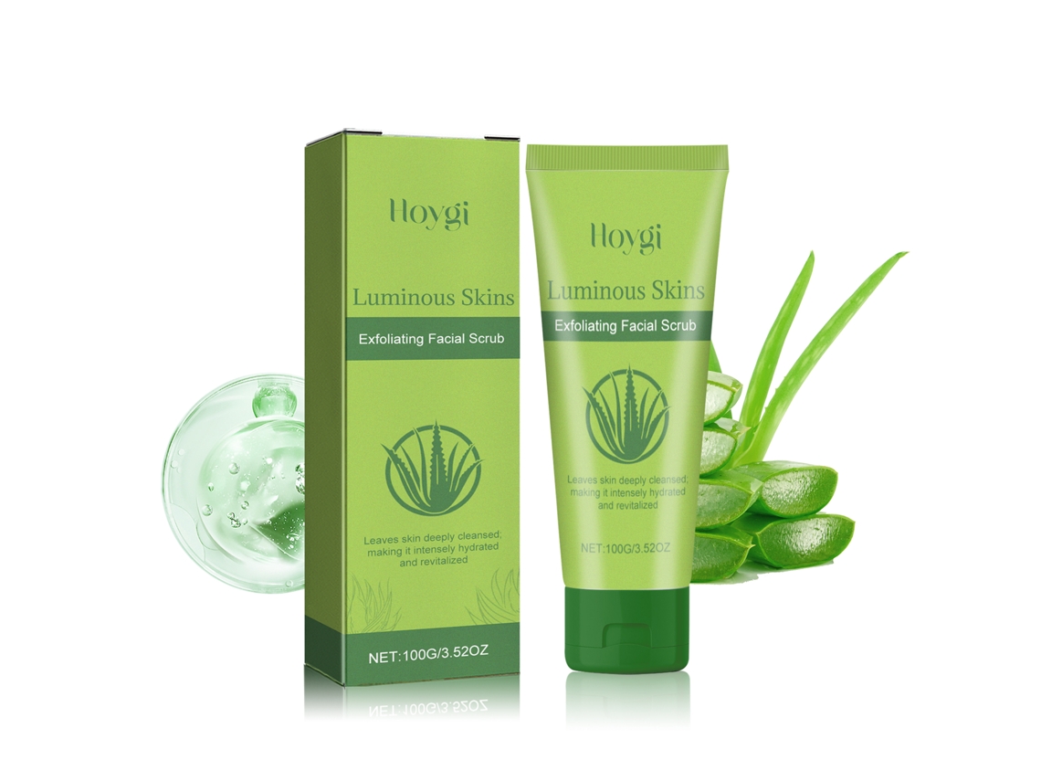 Gel exfoliante facial y corporal de aloe vera