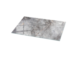 Tablero de mesa rectangular de Espelharte (100 x 50 cm - Diseño de mármol natural - Gris)