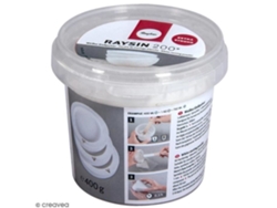 Polvo de moldeo blanco extra fuerte Rayher 200 400 g para creaciones finas