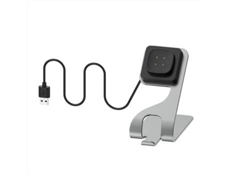 Fitbit Versa4/Sense2 Soporte de cargador metálico magnético portátil Longitud del cable: 1,5 m (gris)