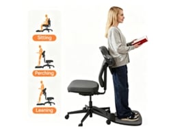 Silla de oficina ergonómica Newtral MT-M-DG 5 en 1: asiento adaptable con múltiples posiciones.