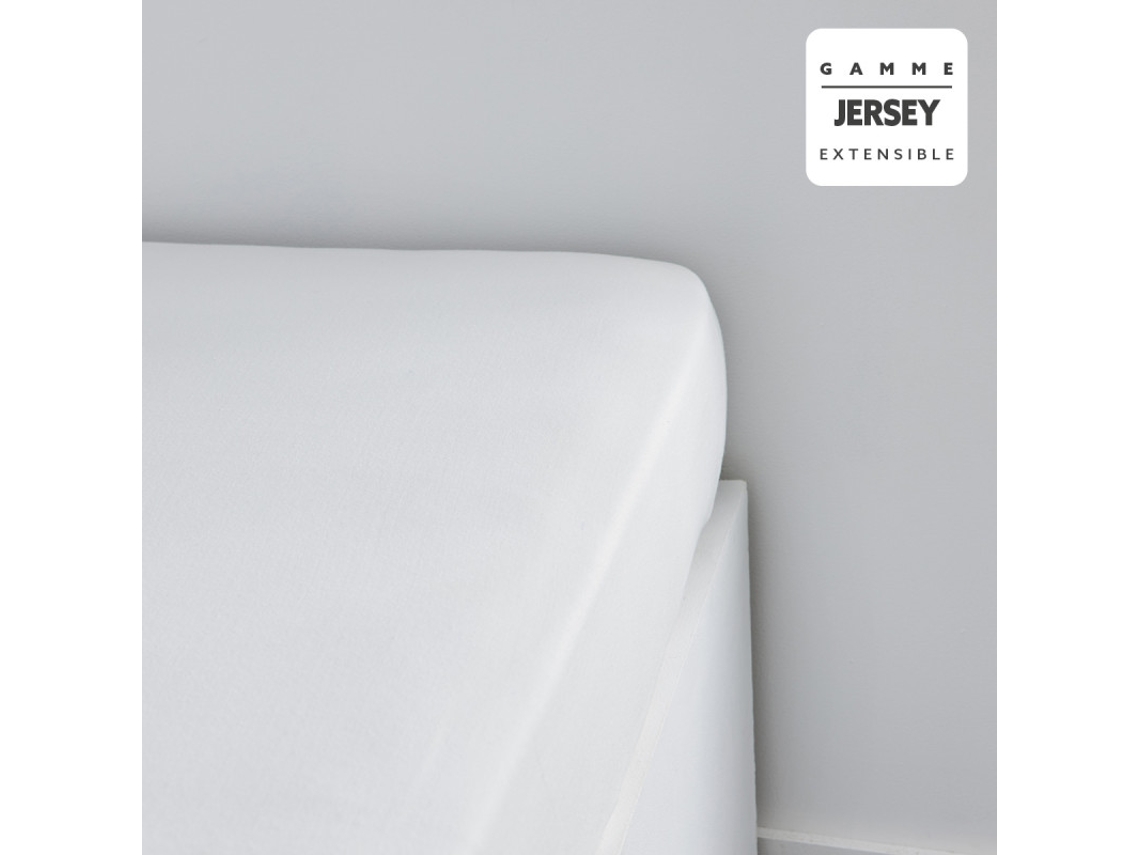 Sábana Bajera MEVAK LIVING Blanco (Algodón - 135x200 cm)