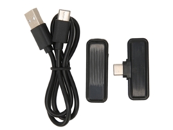 Micrófono De Solapa Inalámbrico 2.4g Con Reducción De Ruido, Recargable Para Grabación De Vídeo Y Transmisión En Directo.