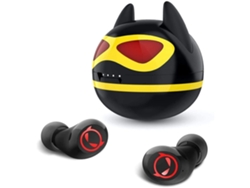 YEMAESRE Cute Bat Devil Auriculares Reducir YEMAESRE Bluetooth Impermeable Negro