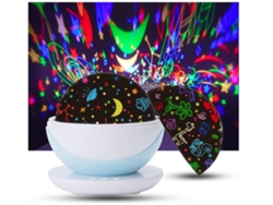 Proyector de estrellas Luz nocturna para niños Lámpara de proyección para bebés Luz nocturna de proyección de cielo estrellado giratoria de 360 ​​​​° Luz cambiante de 8 colores CHRONUS