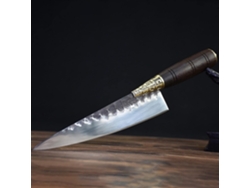 Fabricado En Acero Inoxidable De Alto Contenido Carbono Y Gran Dureza, Este Cuchillo Es Resistente Al Desgaste