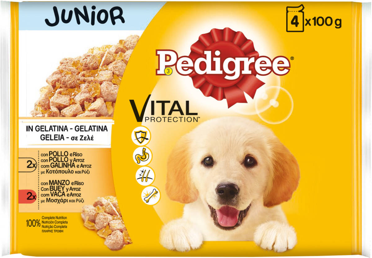 Piensos para Perros PEDIGREE (4 Un - 100g)