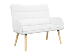 Maison Exclusive - Sofá De 2 Plazas Blanco 115 X 61 X 87 Cm Tela