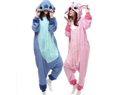 Pijama De Felpa Con Estampado De Stitch (anime), Tallas De La S A La Xl, Luolv