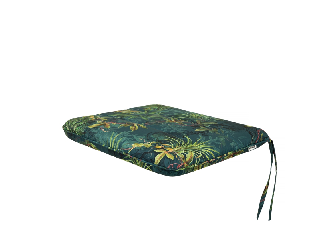 Cojín para Silla de Salón, Cocina, Comedor o Jardín para Interior y Exterior - 1 Pieza 50x43cm - Unilateral - Verde Hierba SALES CORE