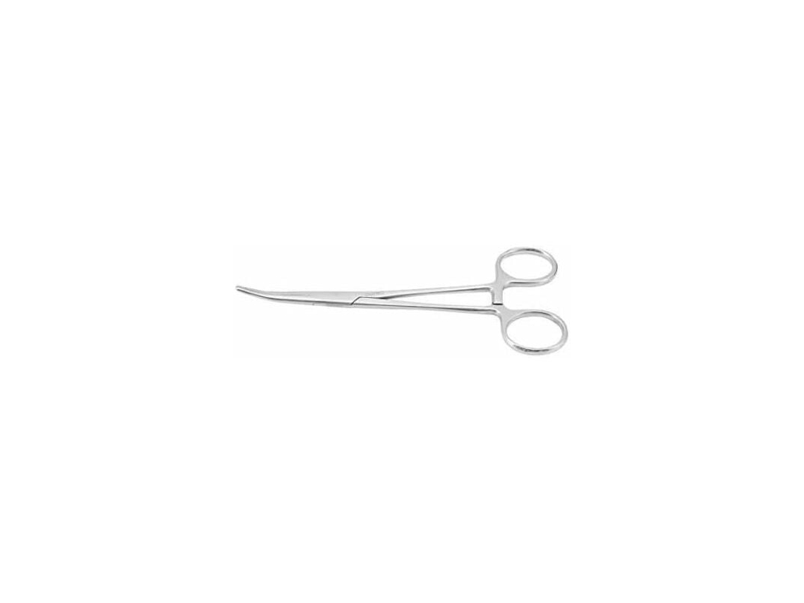 MEOIRUERY Instrumento quirúrgico profesional, diseño de punta dentada de acero inoxidable médico, precisión y flexibilidad para uso clínico. Ideal para cirujano