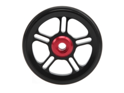 Rueda Auxiliar Easywheel De Aluminio Para Bicicleta Plegable Brompton, Corte Cnc, 6cm
