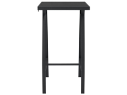 Maison Exclusive - Mesa Alta De Jardín Vidrio Templado 60x60x110 Cm