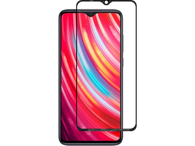 Protector de Cristal Templado Xiaomi Redmi Note 8 Pro Full 5D Negro