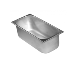 Hendi 802052 Contenedor para helado de acero inoxidable 5l
