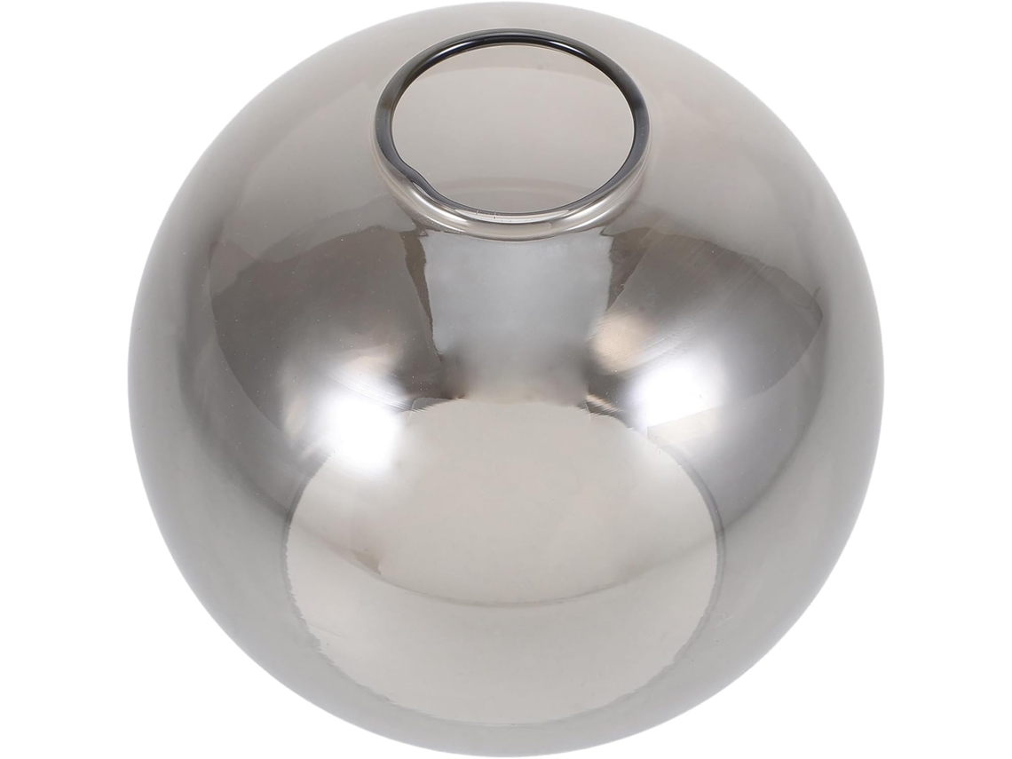 Bola De Lámpara Esférica De Vidrio Ámbar De 1 Pieza Con Abertura Semicircular Grande (repuesto)