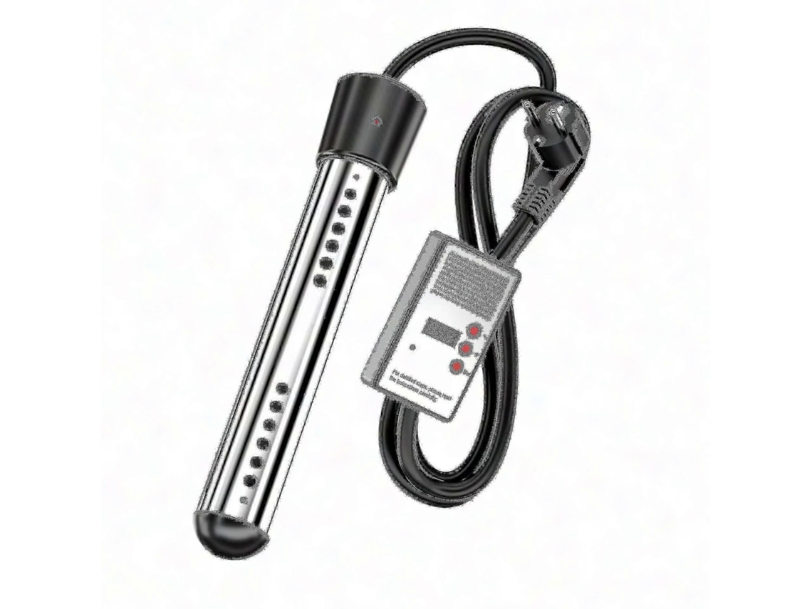 Calentador de agua eléctrico sumergible de 3000 W para piscinas, nuevo modelo 2024, calentamiento rápido, varilla inteligente y temporizador GX20241211229 GOKOCO