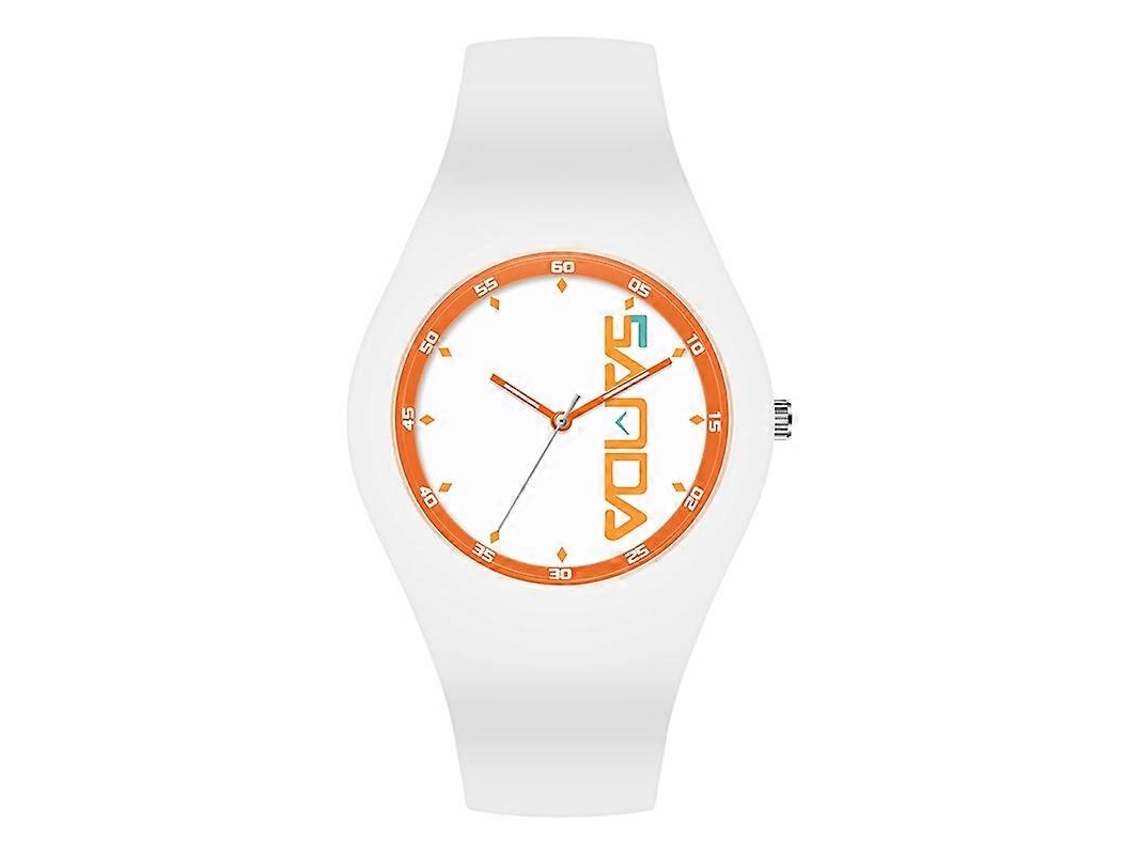 Reloj Sanda 6076 para mujer con escala simple y esfera redonda, correa de silicona y cuarzo Hengrongshen