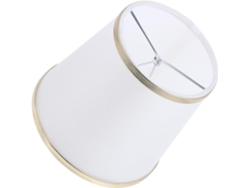 Pinza Cónica Blanca Para Tela Con Anillo Dorado, Pinza Para Lámparas De Mesa Y Pared, Accesorio Resistente.