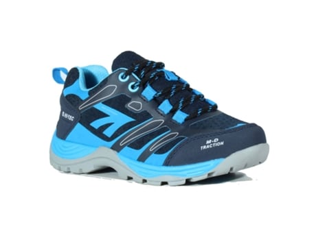 Zapatillas Unisex para Caminar HI-TEC Júnior Toubkal Low Azul (36)