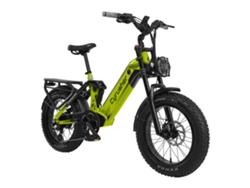 Bicicleta eléctrica Cyrusher Kommoda Pro con neumáticos anchos de 20 pulgadas, motor de 250 W y batería de 52 V 20 Ah.