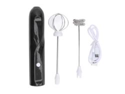 Espumador De Leche Portátil Recargable Con 2 Accesorios: Batidor Eléctrico Para Café Y Huevos.