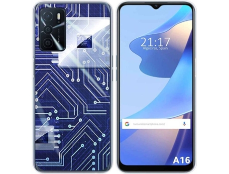 Carcasa Oppo A16 / A16s TUMUNDOSMARTPHONE Circuito Multicolor