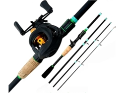 Juego De Cañas Feeder 1,8/2,1 M, Pesca Carpa, Relación Engranajes 5,2:1/7,2:1, Resistencia Máxima 8 Kg, Con...