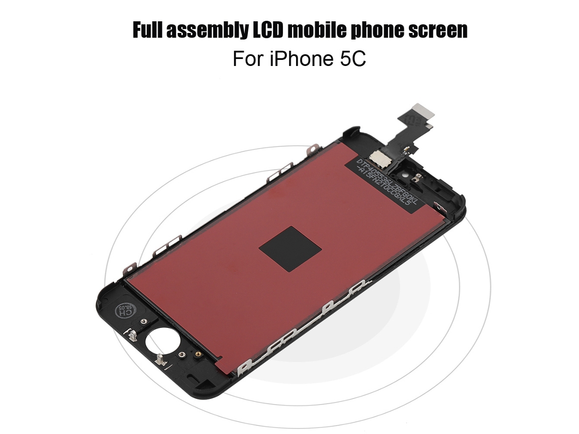 Conjunto De Pantalla Completa Para Iphone 5c Con Herramientas De Desmontaje Pantalla Hd Negra Control Táctil