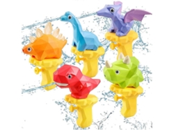 5 pistolas de agua para niños, juguetes acuáticos para piscina y exteriores, pistolas de agua con forma de dinosaurio Rosewell