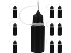 Juego De 30 Botellas Aplicadoras De Punta Fina Para Pegamento, Pintura Y Cabello Suave (plástico)