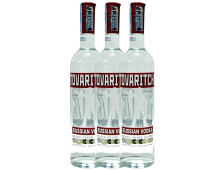 Vodka TOVARITCH Tovaritch (0.7 L - 3 unidades)