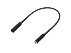 Adaptador De Cable De Audio Bidireccional De 3,5 Mm Hembra A Mini Xlr Macho Para Equipos De Fotografía Y Video (0,3 M)