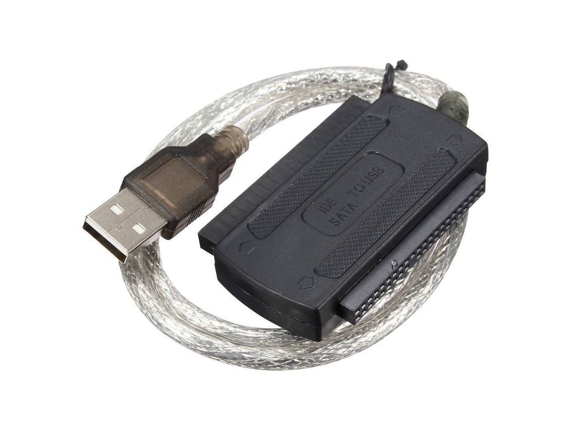 Adaptador Usb 2.0 Macho A Ide Sata, Cable De Conversión De Disco Duro, Compatible Con Pc, Discos Duros De 2,5 Y 3,5 Pulgadas.