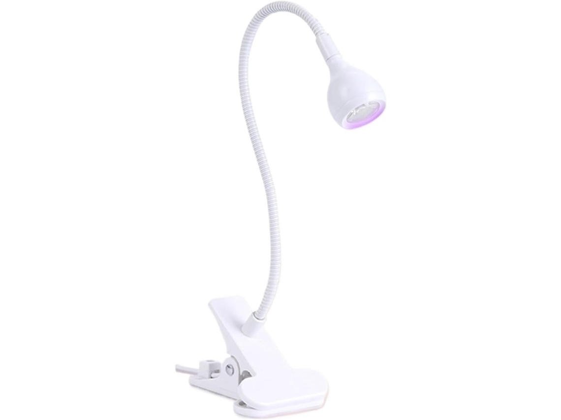 Lámpara Led Para Uñas, Secador De Uñas Uv Ultravioleta, Mini Pinza Flexible, Alimentación Usb, Para Escritorio Y Curado De Gel.