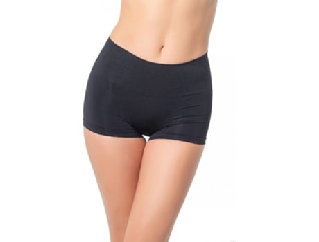 Pantalones Cortos Adelgazantes ANAISSA Lidy Poliamida Mujer (L (42-44) - Negro)