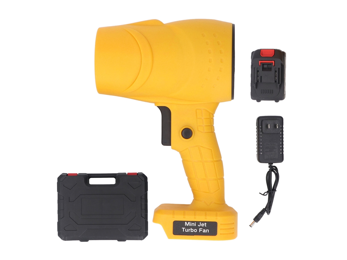 Plumero portátil de 130000 rpm con motor sin escobillas de más de 52 m/s y enchufe USB.