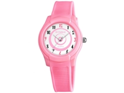 Reloj De Pulsera Analógico De Cuarzo Impermeable Con Dial Redondo Moda Synoke (rosa)