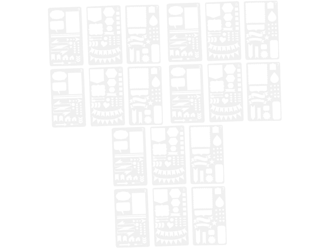 Juego de 3 cuadernos/libretas para pintar maquetas con plantillas reutilizables.