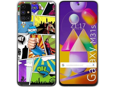 Carcasa Samsung Galaxy M31s TUMUNDOSMARTPHONE Comic Multicolor