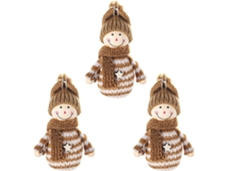 3 adornos navideños colgantes decorativos pequeños para árbol de Navidad, fiesta, dormitorio, regalos