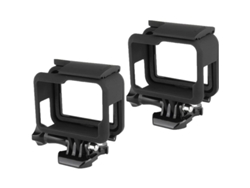 Estuche Protector De 2 Piezas Para Gopro Hero 7/6/5, Estuche Fijo Con Acceso A Puertos Y Soporte Universal.