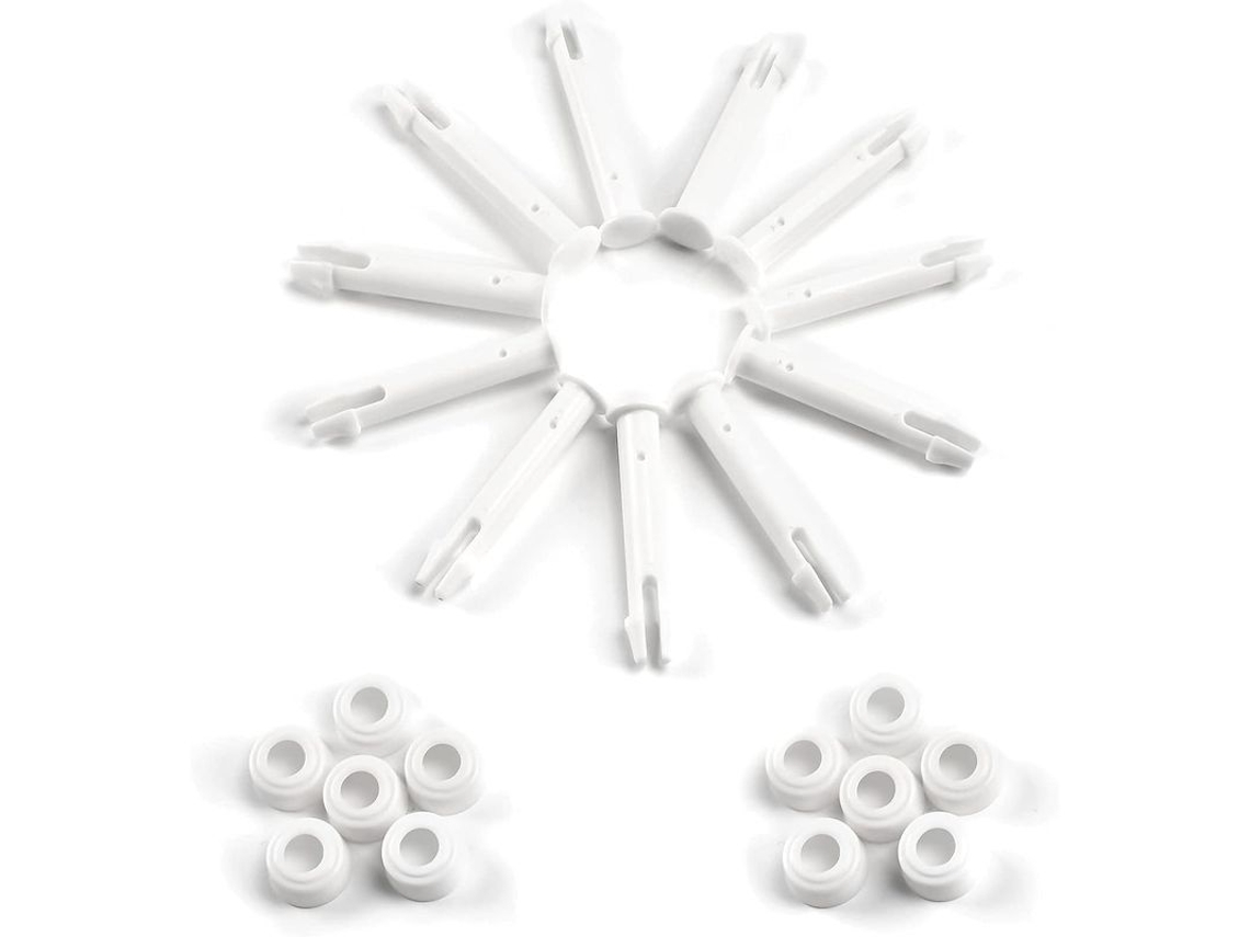 2026-12 Piezas Pasadores Plásticos, Repuestos Para Piscinas Intex, 6cm, Abs Duradero, Para Piscinas De Marco Redondo Y Rectangular