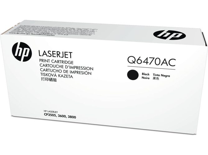 Cartucho de tóner HP Q6470AC Negro