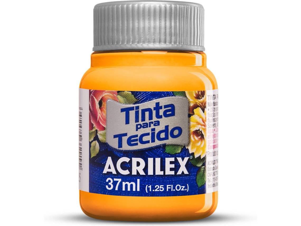 Tinta de Tela Mate Acrilex Amarillo Yema (04140/833 37ml)